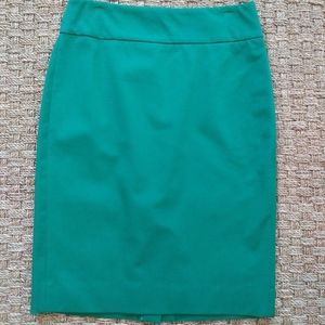 J. Crew Kelly Green Pencil Skirt